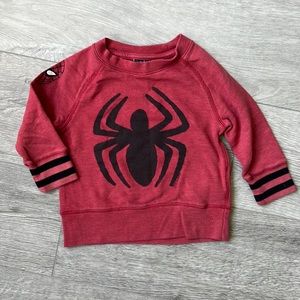 Junk Food Baby Gap 2T Spider-Man sweater